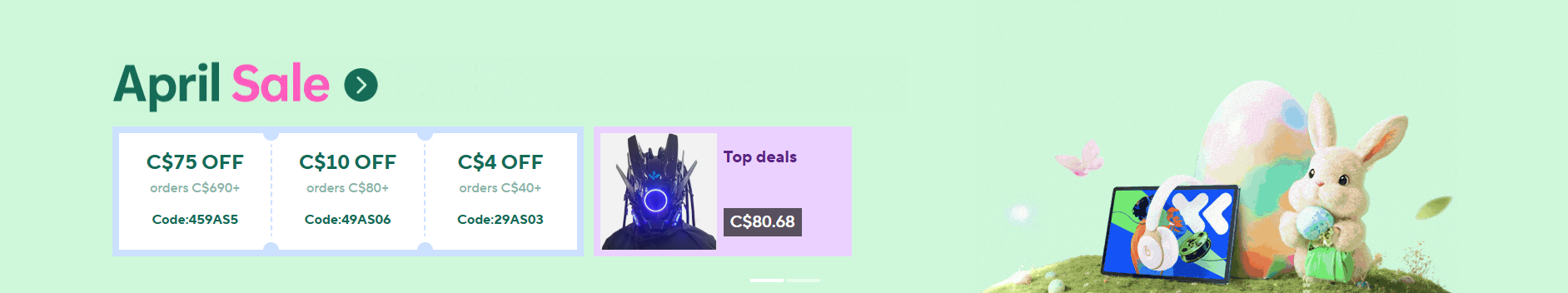 Easter Sale Banner